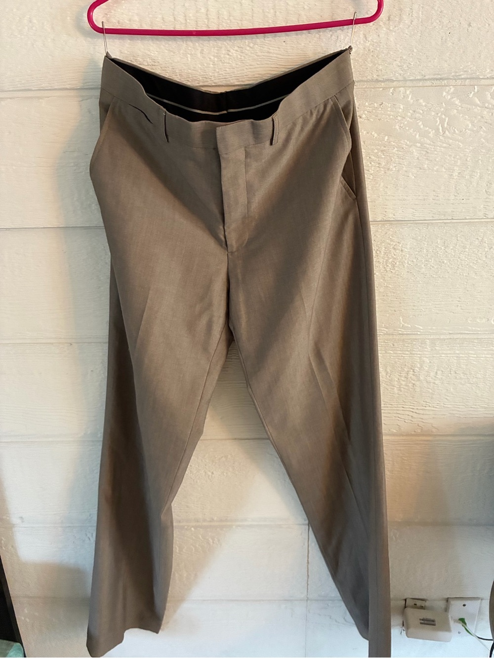 jf j.ferrar Men's Dress Pants in Taupe Gray